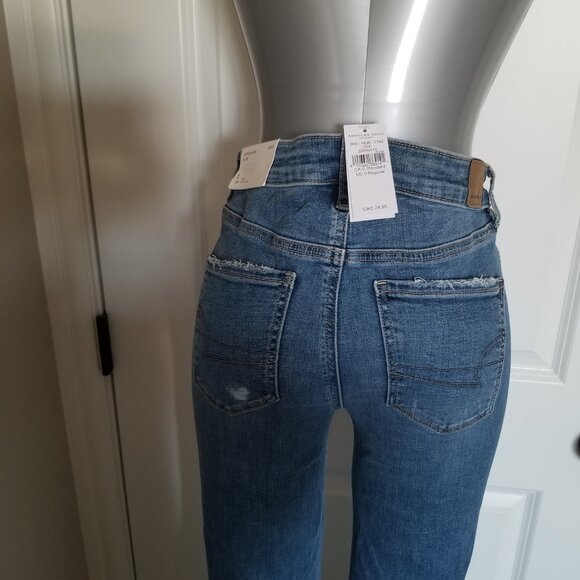 American Eagle Super Hi-Rise Flare Jeans - Picture 9 of 16